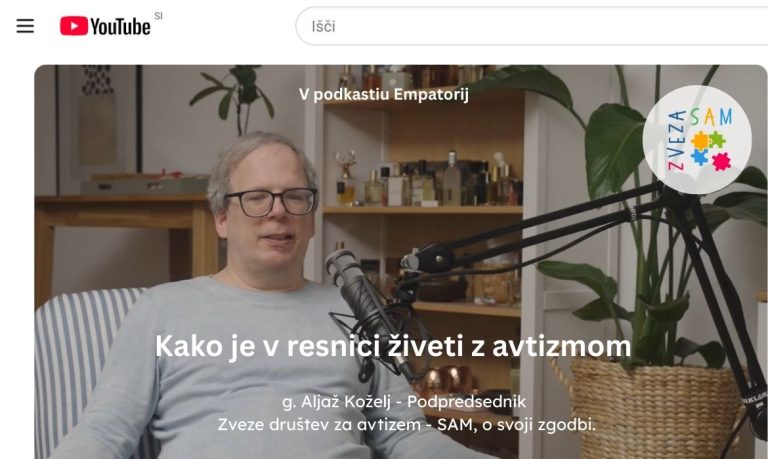Kako je v resnici živeti z avtizmom – g. Aljaž Koželj