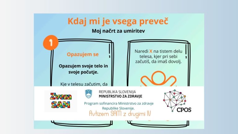 Interaktivno e-gradivo »Ko mi postane vsega preveč«