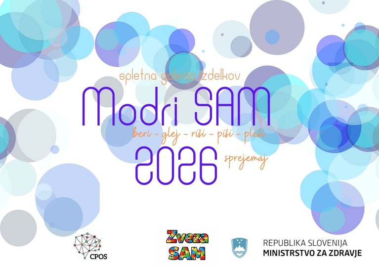 Spletna galerija Modri SAM 2026: hvala vsem, ki ste ustvarjali z nami