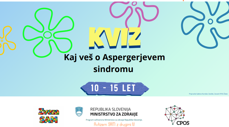 Kviz: Kaj veš o Aspergerjevem sindromu?