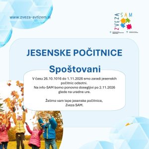 Obvestilo o odsotnosti